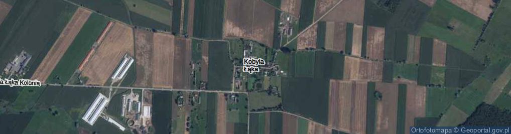 Zdjęcie satelitarne Kobyla Łąka ul.